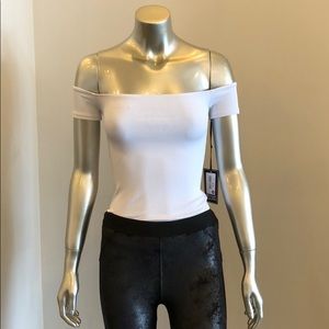 NWT MICHAEL LAUREN Off shldr short sleeve